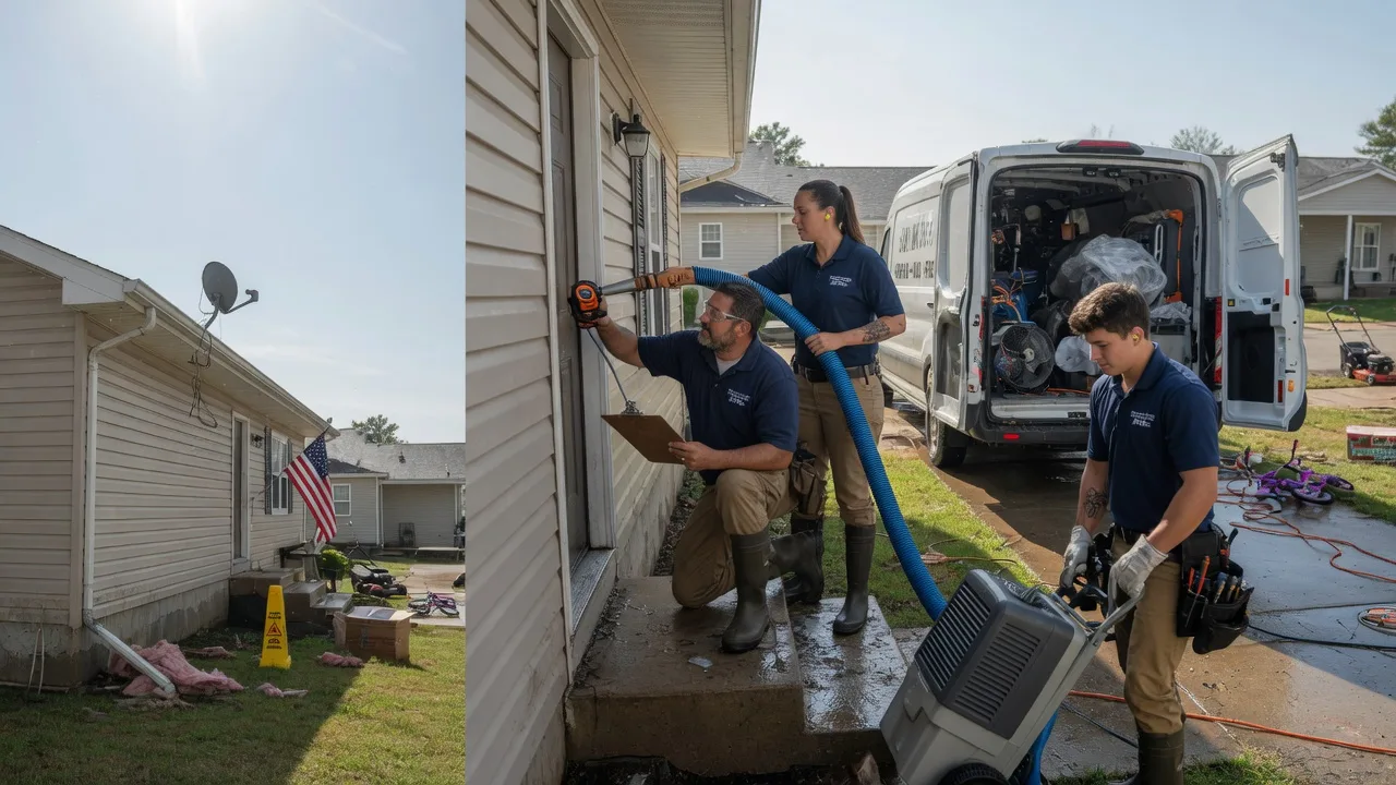 Ceiling Water Damage Restoration in Castell, TX near me